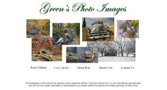 Desktop Screenshot of greensphotoimages.com