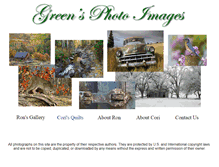 Tablet Screenshot of greensphotoimages.com